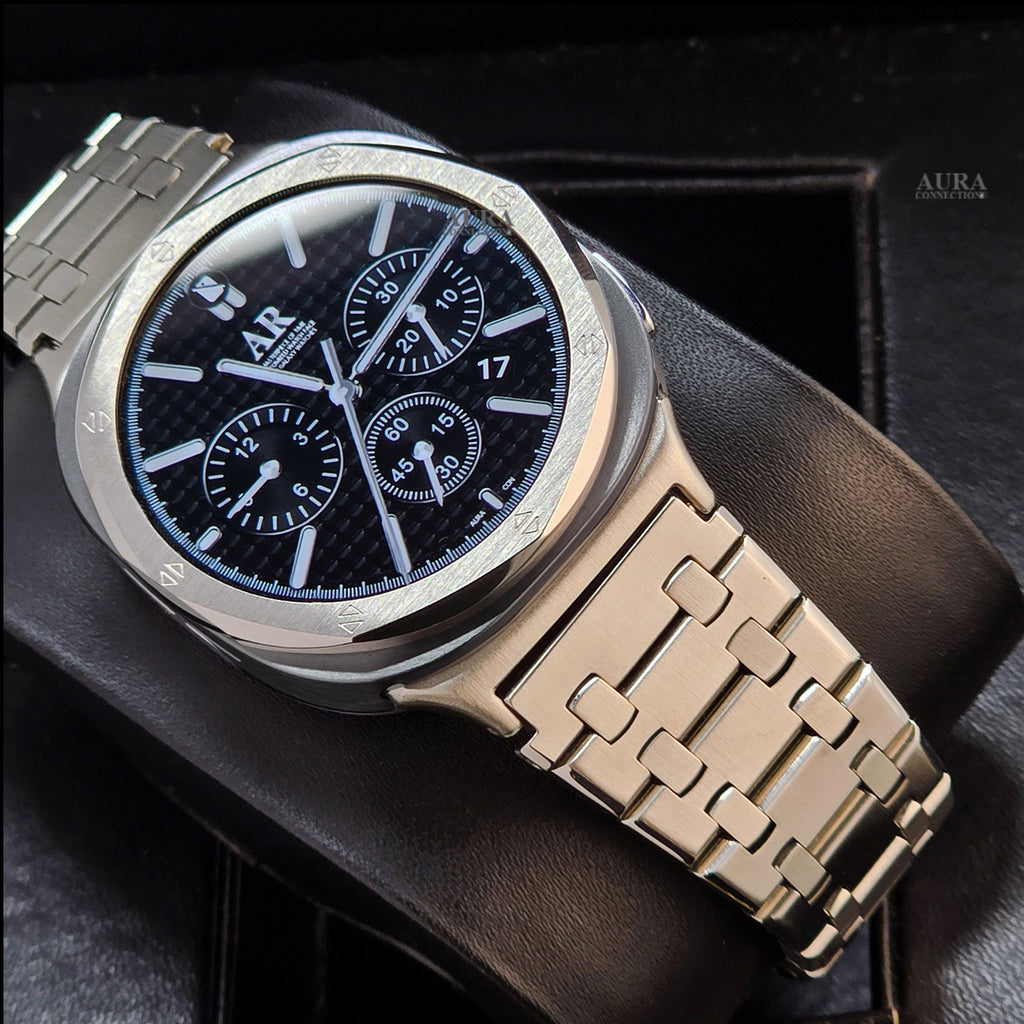 Set de Anillo de Bisel para Correa de Galaxy Watch 9, Acero Inoxidable 316L, Compatible con Watch8 40mm 44mm