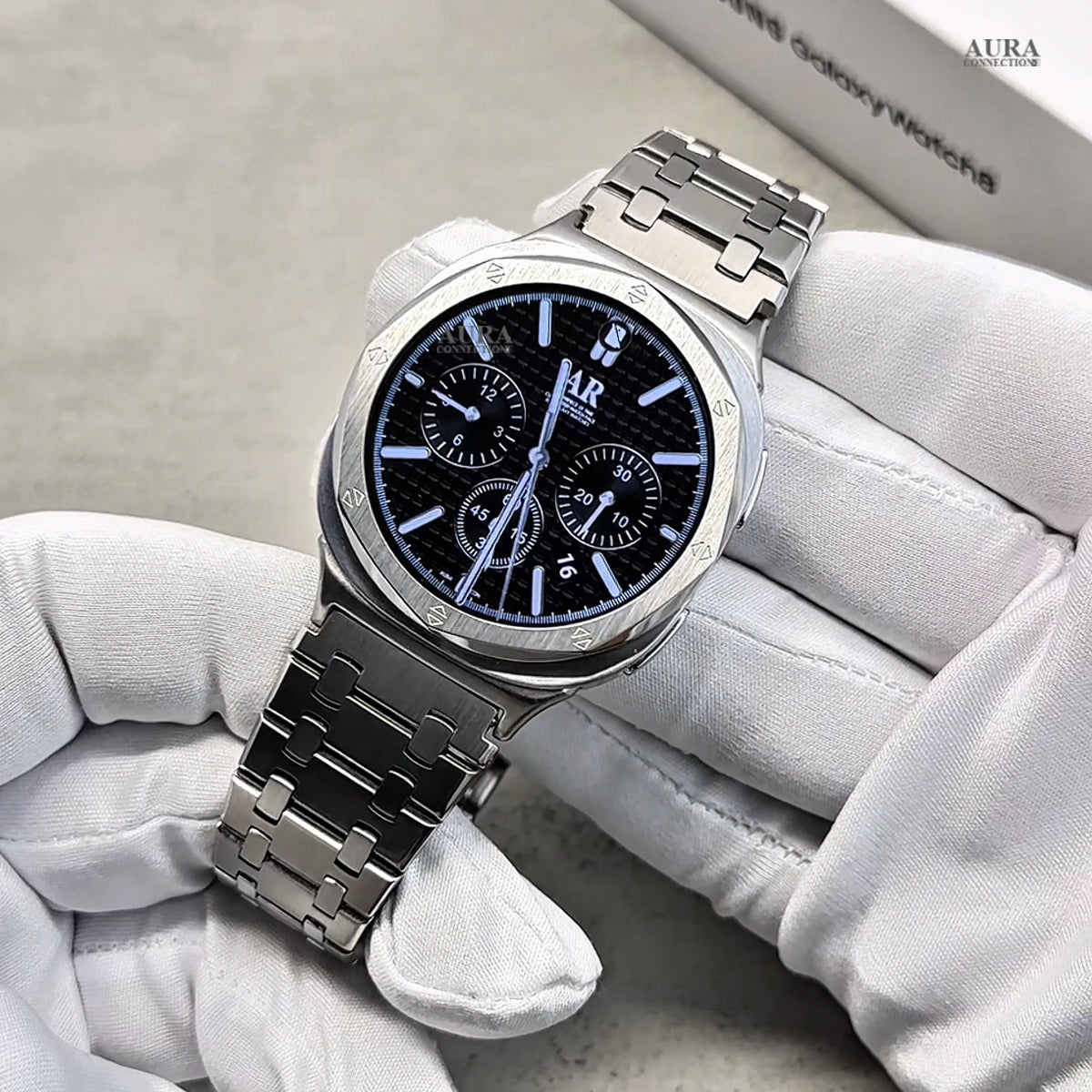 Set de Anillo de Bisel para Correa de Galaxy Watch 9, Acero Inoxidable 316L, Compatible con Watch8 40mm 44mm