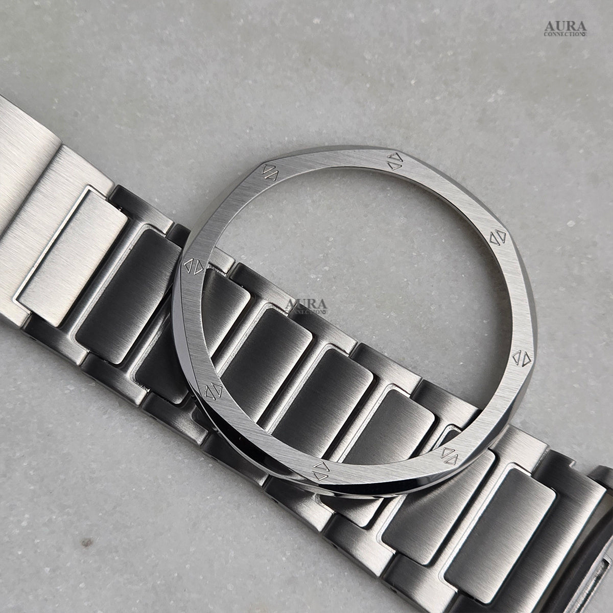 Premium 316L Stainless Steel Metal Band & Octagonal Bezel Ring for Samsung Galaxy Watch 9