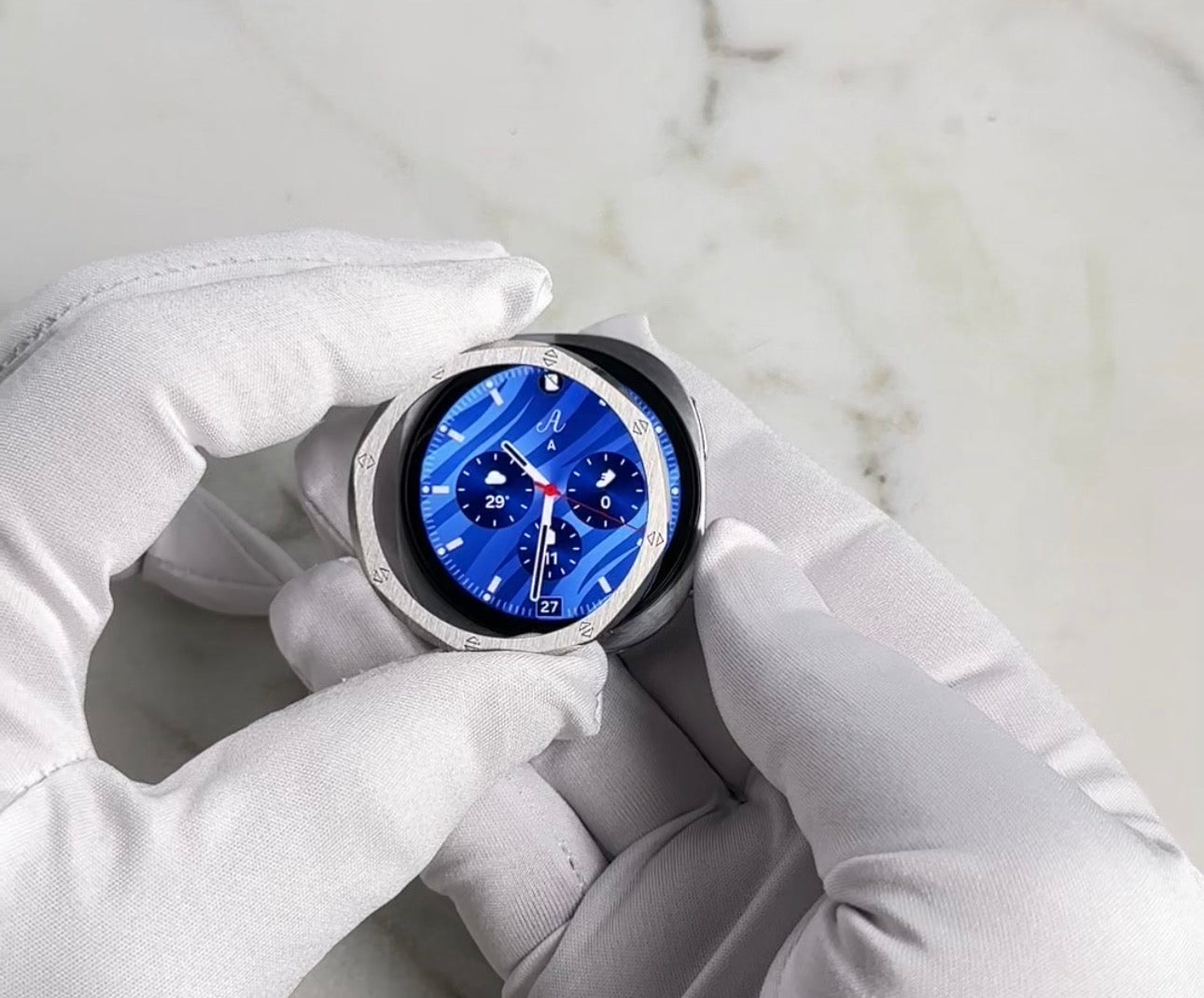 Premium 316L Stainless Steel Metal Band & Octagonal Bezel Ring for Samsung Galaxy Watch 9