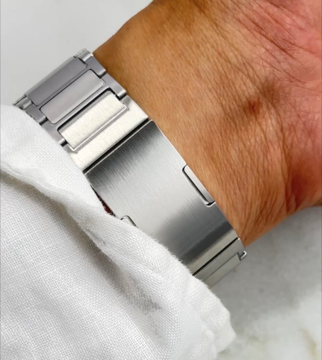 Premium 316L Stainless Steel Metal Band & Octagonal Bezel Ring for Samsung Galaxy Watch 9